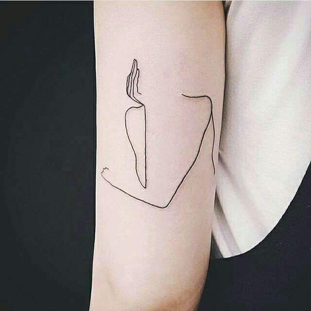 fine line tattoo neues fredericforest on instagram e line drawing tattoo of a woman of am