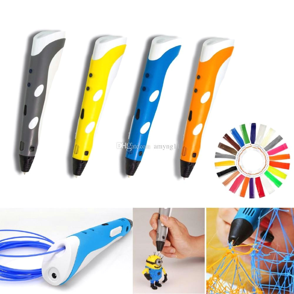 2019 3d printing pen 3d drawing pen with 3 free filament samples adjustable arts printer 3d pen kit for kids birthday christmas gift from amyng11