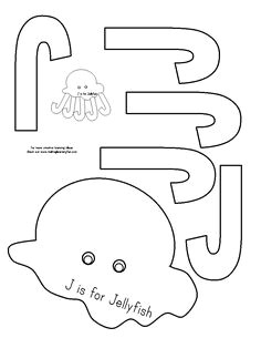 j is for jellyfish check out the website for more letter activities preschool letters