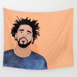 j cole salmon wall tapestry