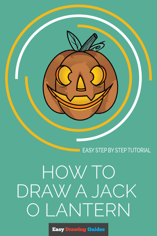 learn how to draw jack o lantern easy step by step drawing tutorial