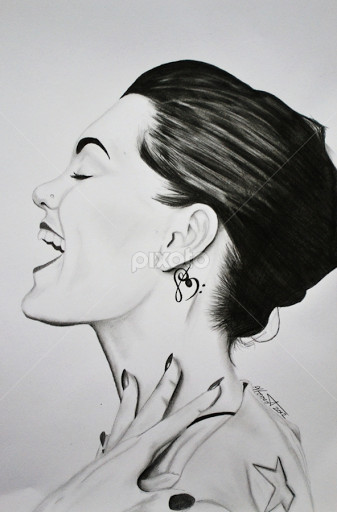 jessie j drawing 2 by pj forrester people fine art jessie j pjforrester drawing