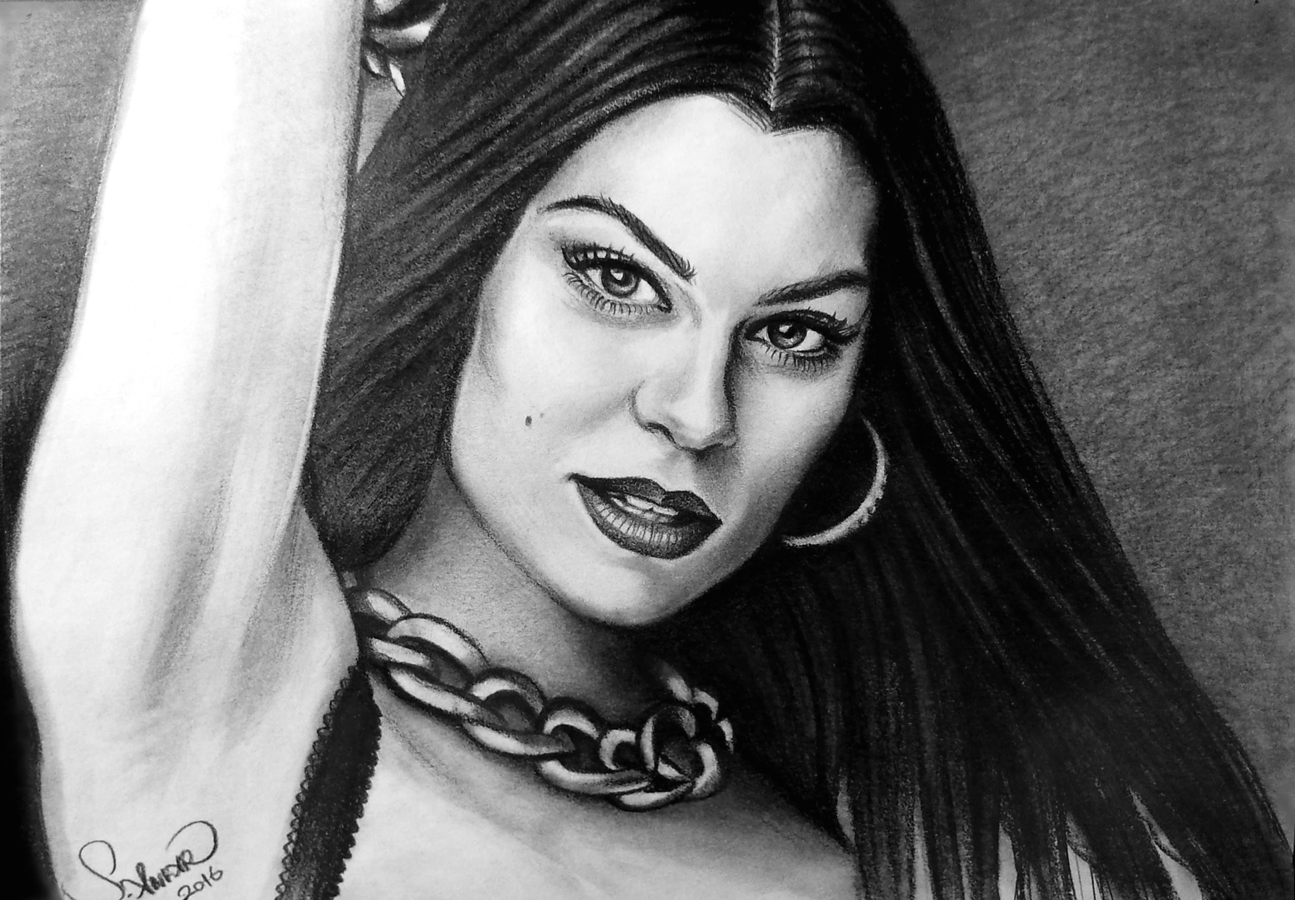 jessie j pic drawing