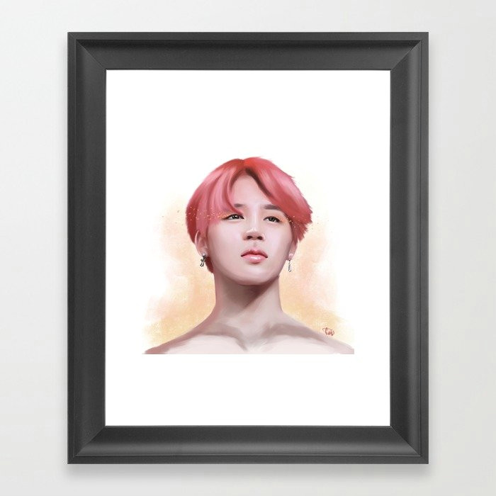 serendipity jimin framed art print