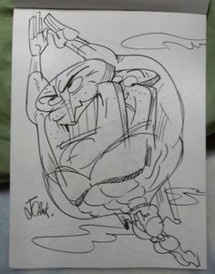great drawing of a superhero who is afraid of heights d by john kricfalusi