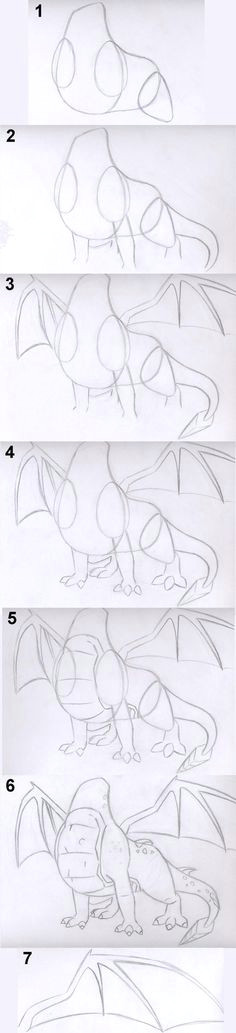 how to draw spyro s body