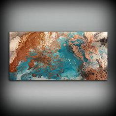 check out copper coastal painting x acrylic painting on canvas abstract painting contemporary art large wall art by l dawning scott on ldawningscott