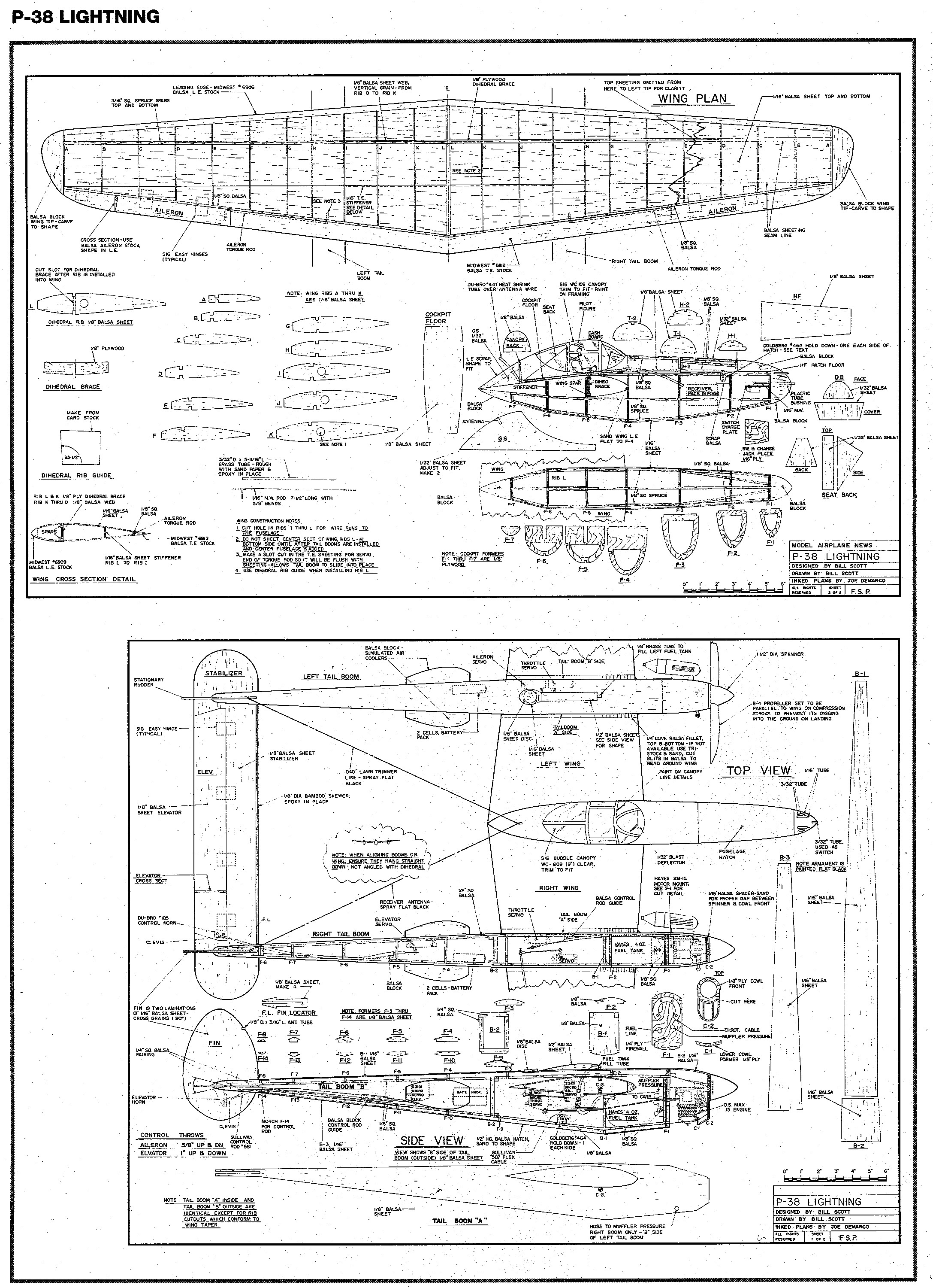 p 38 como aeromodelo rc plane plans plane drawing wood plane plane design