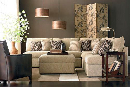 beckham l shaped sectional by bassett furniture contemporary living room designs