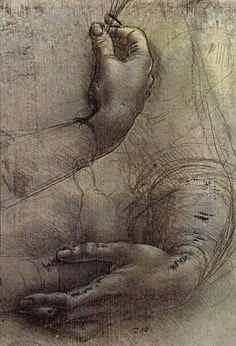 leonardo da vinci drawing of hands leonardo used chiaroscuro modelling as a means of expression