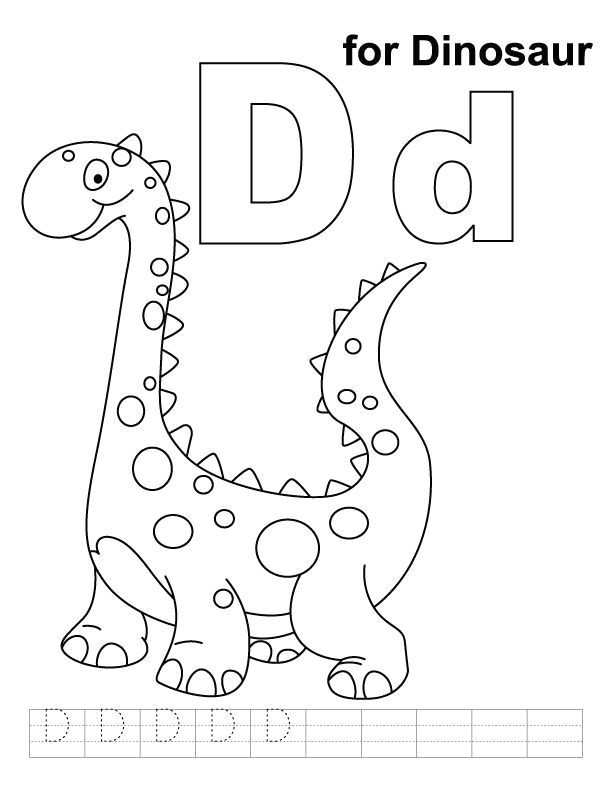letter z coloring page best of d for dinosaur coloring page with handwriting practice of letter