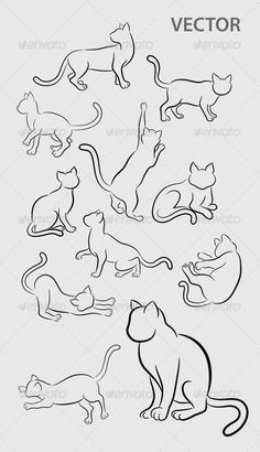 cat gesture sketches animals characters animal sketches easy sketches of animals drawings of
