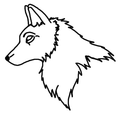 wolfhead outlines by laracoa on deviantart wolf outline clip art sample resume deviantart