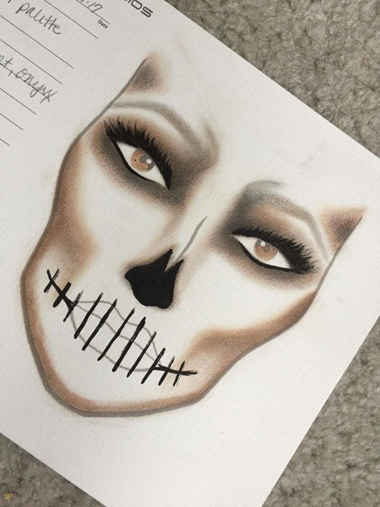 how to contour skeleton makeup tutorial be the glamest ghoul at the ball with this easy halloween skeleton makeup tutorial