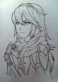 lucina fire emblem awakening prepped for shading ren altair a my drawings