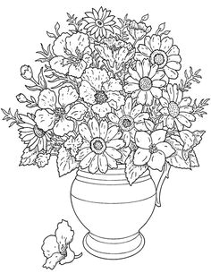 awesome advanced flower coloring pages special picture