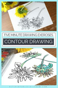 contour drawing for kids an easy exploration