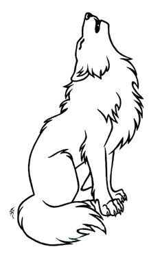 Outline Drawing Of A Wolf Wolf Outline to Be Zentangled Art Class In 2019 Pinterest