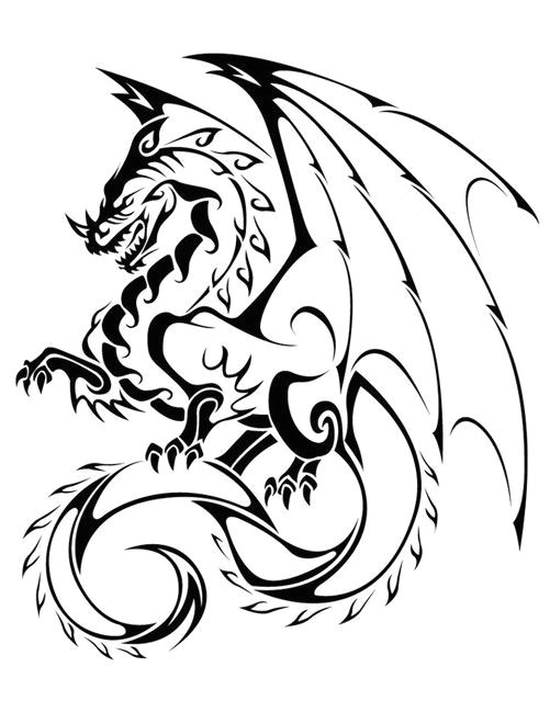 dragon tattoo sketch dragon tattoo vector tribal dragon tattoos chinese dragon tattoos