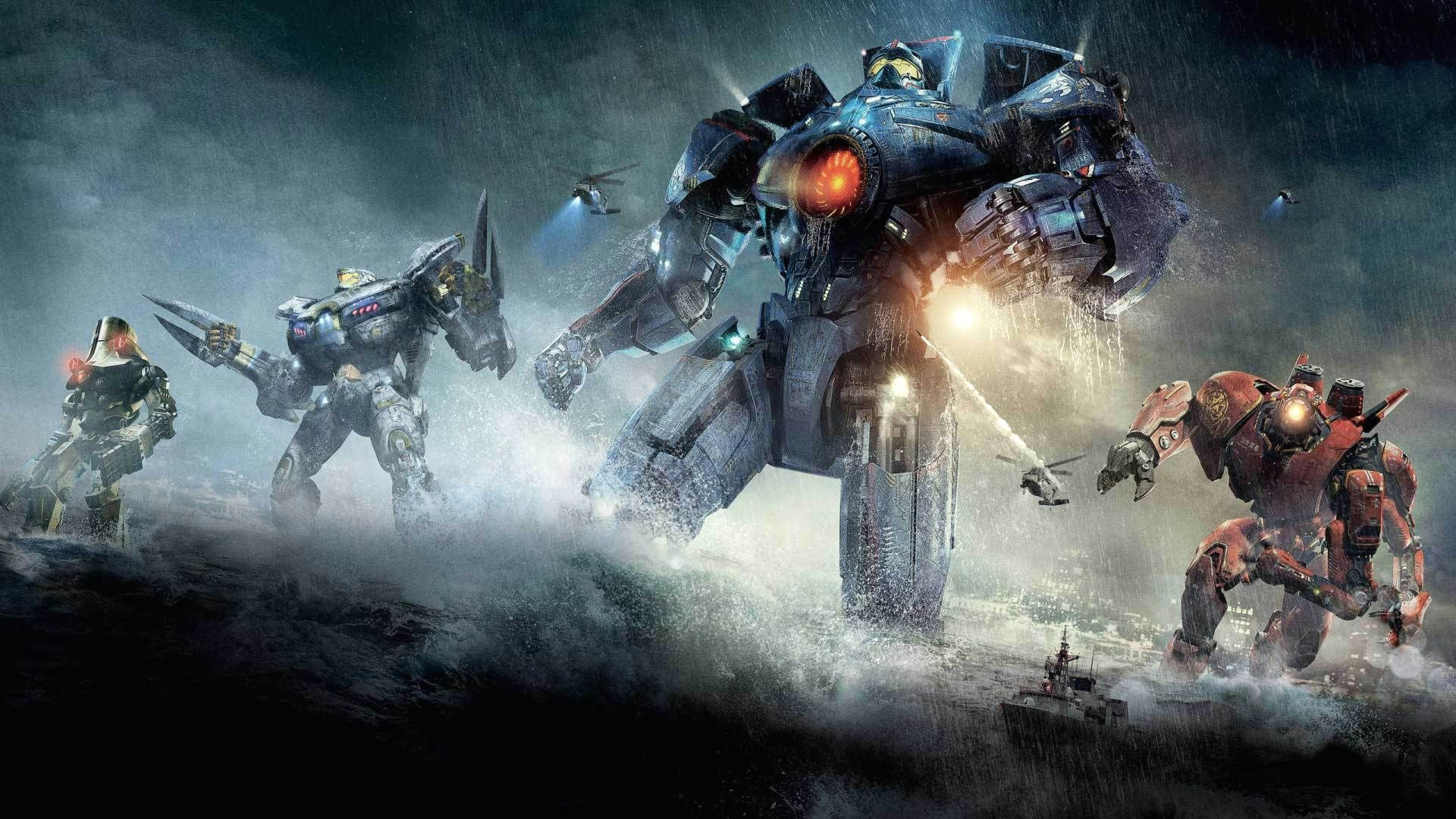 image result for pacific rim striker eureka and gipsy danger