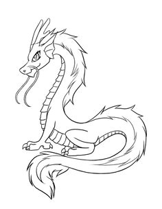 free printable dragon coloring pages for kids easy dragon drawingschinese