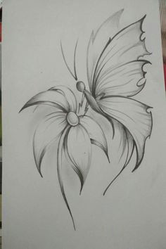 easy flower pencil drawings for inspiration