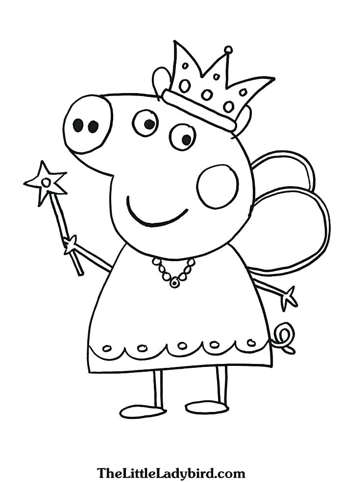 colouring pages peppa pig nlli coloring