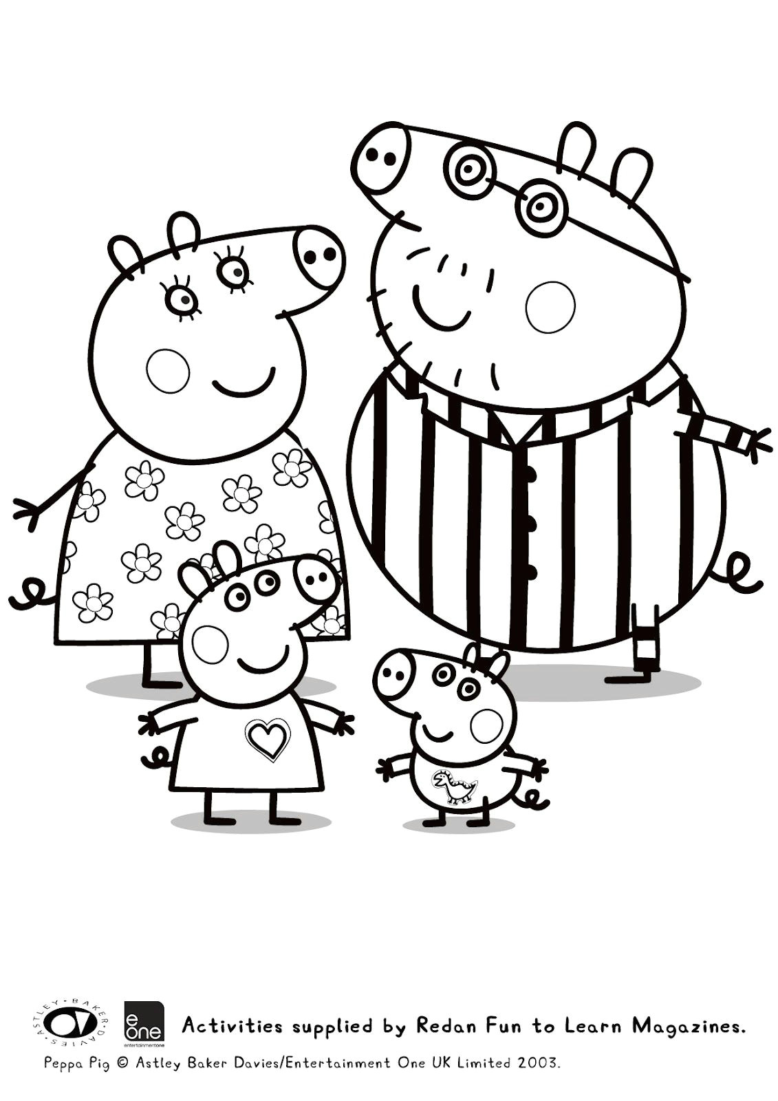 guarda tutti i disegni da colorare di peppa pig www bambinievacanze com