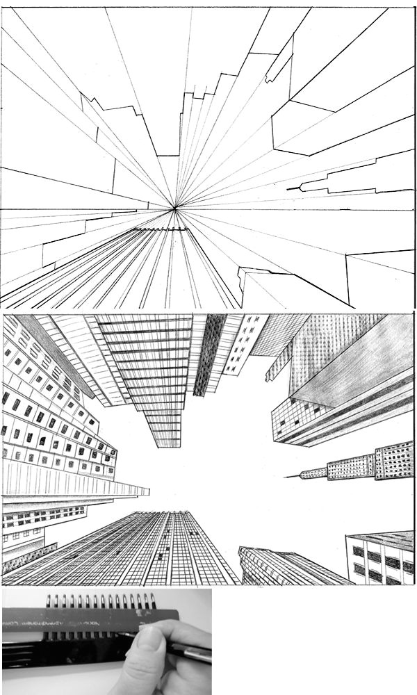 tutorial city in perspective 2 by lamorghana on deviantart love looking up something different then the aerial view
