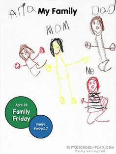 drawing family portraits in honor of naeyc s family friday preschool fine motor skills motor