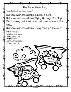 super heroes centers and activities for preschool and pre k