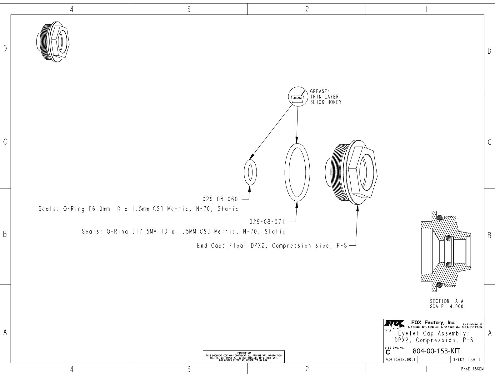 804 00 153 kit eyelet cap assembly dpx2 compression p s