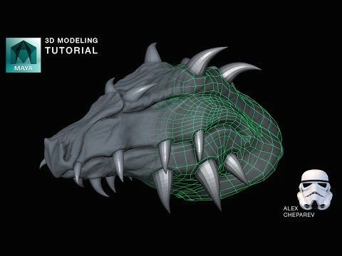 zbrush to maya to zbrush retopology and uving with quad draw by alex cheparev cgvilla