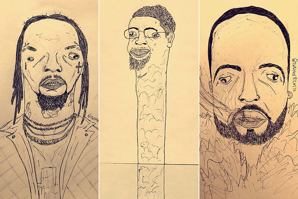 this australian artist s hilarious drawings of rappers are going viral