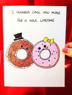 funny valentines day card funny valentine card funny valentine s day card for boyfriend donut card donut pun foodie pun food pun card