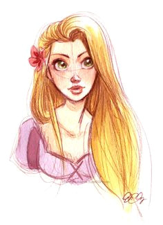 rapunzel i like the concept art for tangled much better disney sketches