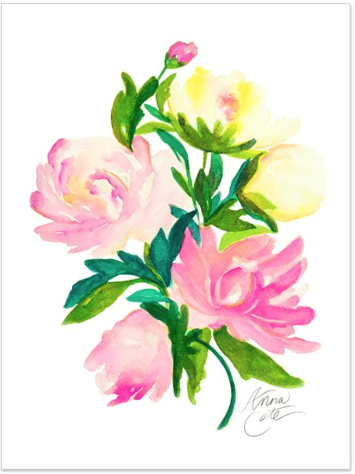 watercolor flowers