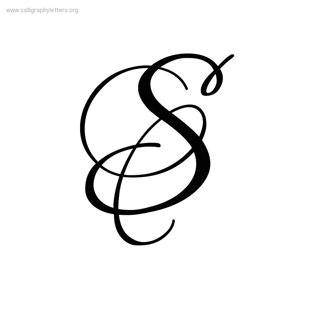 fancy letter s