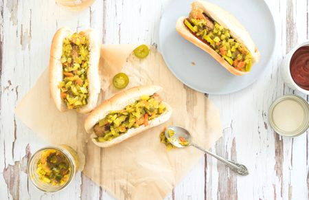 classic sweet hot dog relish