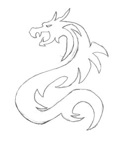 images for gt simple dragon sketches chinese dragon drawing chinese drawings easy drawings