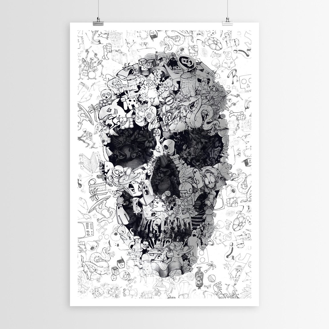 human skull graphic art canvas prints art prints sugar skull tattoos