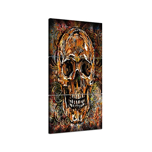 canvas wall art skeletons design group painting giclee day of the dead skull face artwork