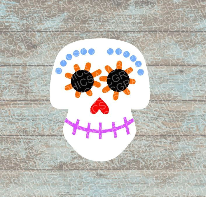 coco skull svg dxf jpeg and studio downloads by acgraphicscreations on etsy https