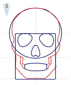 how to draw skulls step by step tutorial drawing tips drawing reference drawing