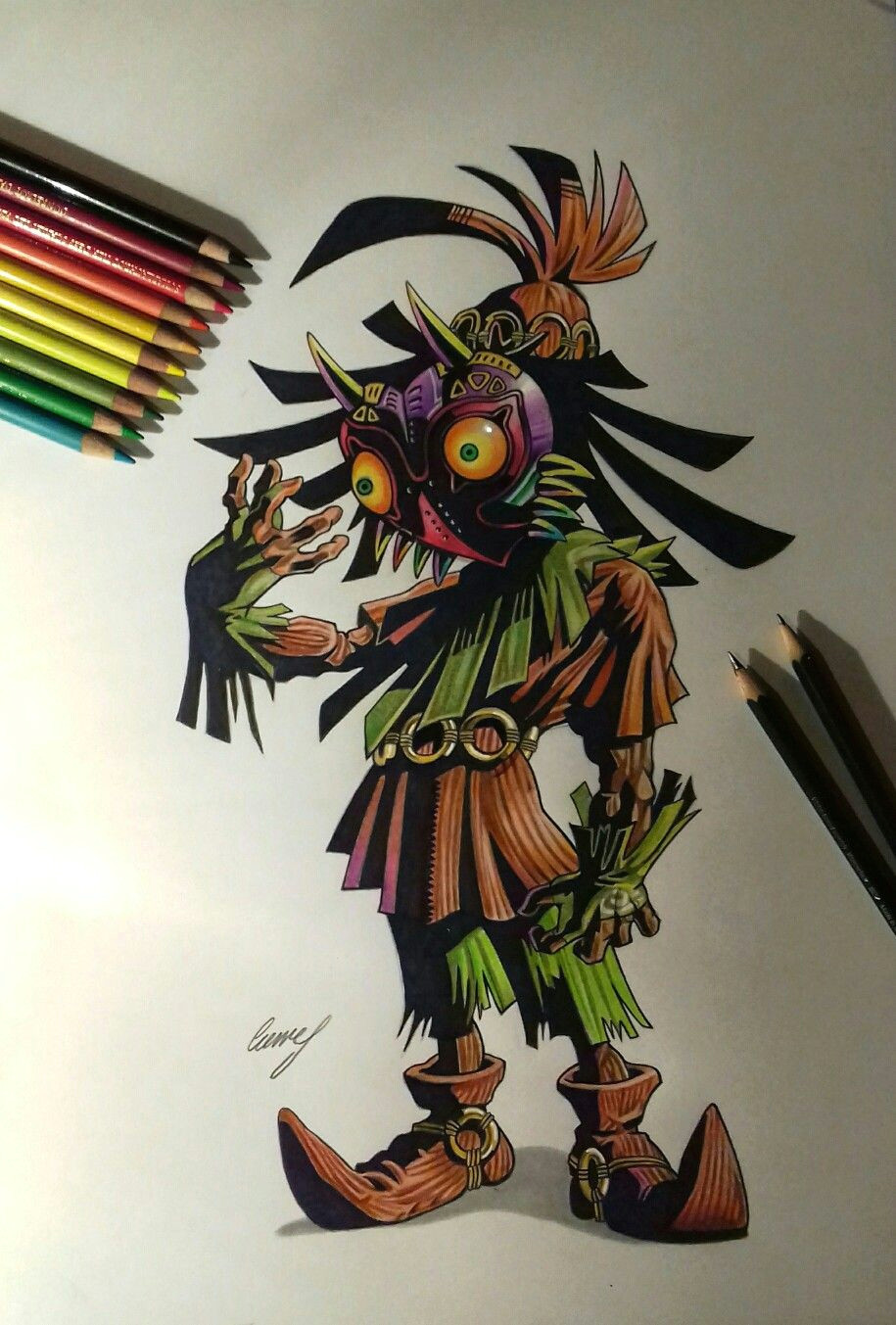 skull kid zelda skullkid zelda games gaming nintendo