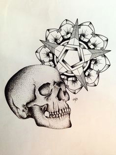 begin mandala artworks tatting skull wordpress art pieces