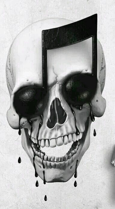 Skull Drawing Notes Pin Od Olik025360 Na Tattoo W 2018 Pinterest Skull Art Skull I