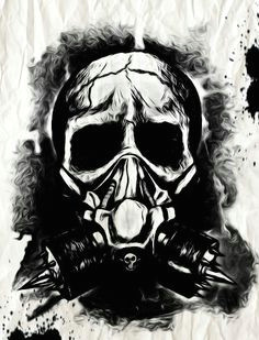 the gas mask skull by josso363 gas mask art masks art gas masks weird tattoos skull tattoos
