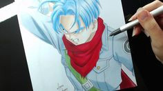 speed drawing trunks dragon ball super