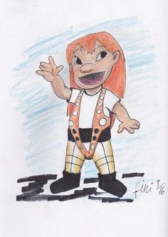 lilo leeloo speed drawing video